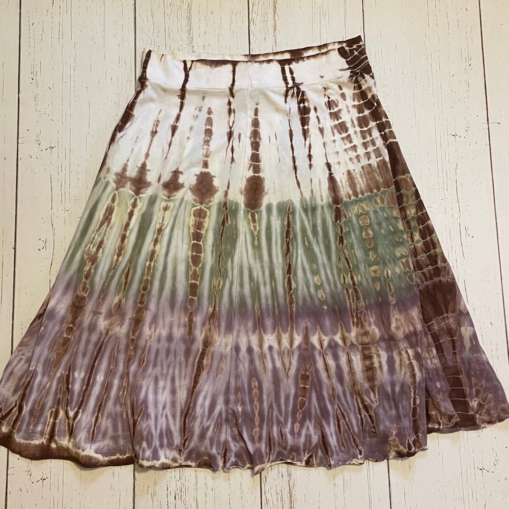 Tryst Tie Dye Cotton Skirt, size M - Picture 10 of 12